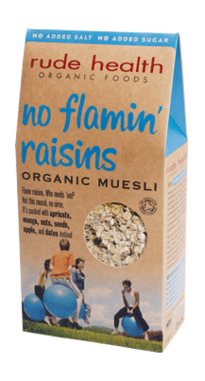 No flamin raisins