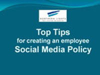 Northern Lights PR offers free guidance on employee use of social media image