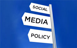 Top tips for creating an employee social media policy image