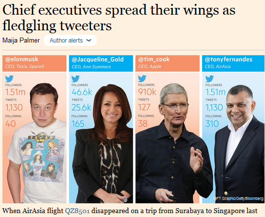 Should CEOs be on twitter?  Why they should – and why they shouldn’t image