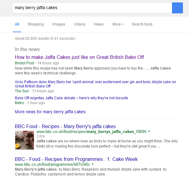 Mary Berry Google search