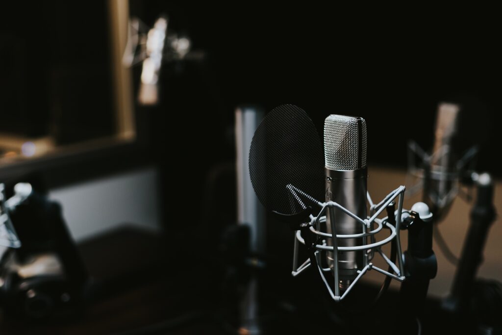 Podcasting to create an audience for your skills image